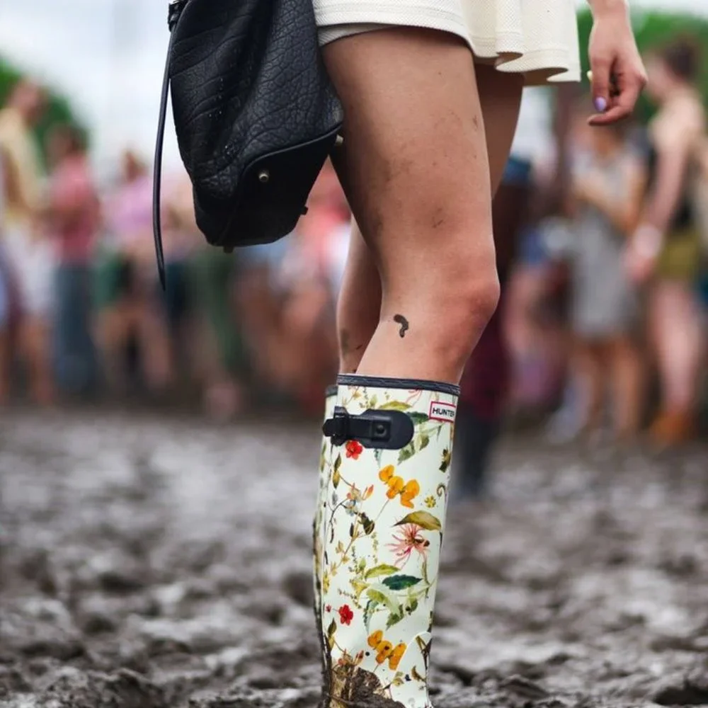 ✨Sakroots by The SACK Rain Boots RHYTHM Nature Hunter Peace Removable Fur Insert - Picture 7 of 16